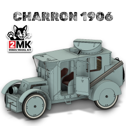 1:35 - Automitrailleuse Charron modèle 1906 - Modelkit.fr