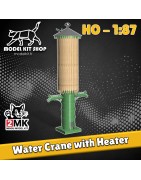 Ho (1:87) - Wasserkran mit Kalüterwagen