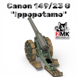 1:35 - Canon Italien 129/23G "Ippopotamo" - Modelkit.fr