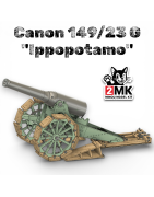 1:35 - Canon Italien 129/23G "Ippopotamo" - Modelkit.fr