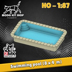 Ho (1:87) - Pool (8 x 4 m)
