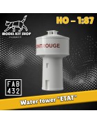 HO (1:87) - Château d'eau ETAT - Modelkit.fr