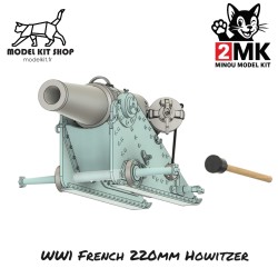 1:35 - WW1 - Obusier 220mm Français - Modelkit.fr