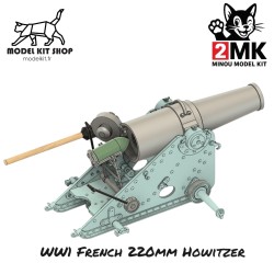 1:35 - WW1 - Obusier 220mm Français - Modelkit.fr
