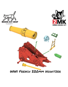 1:35 - WW1 - Obusier 220mm Français - Modelkit.fr