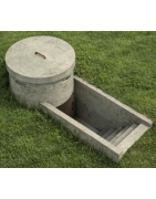 1:35 - WW2 - Guérite béton pour une seul homme enterrée -