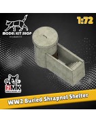 1:72 - WW2 - Concrete guerit for one buried man