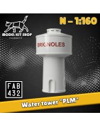 N (1:160) - Château d'eau PLM - Modelkit.fr