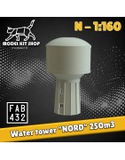 N (1: 160) - Nordwasserturm 250m3
