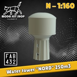 N (1: 160) - Torre de agua norte 250m3