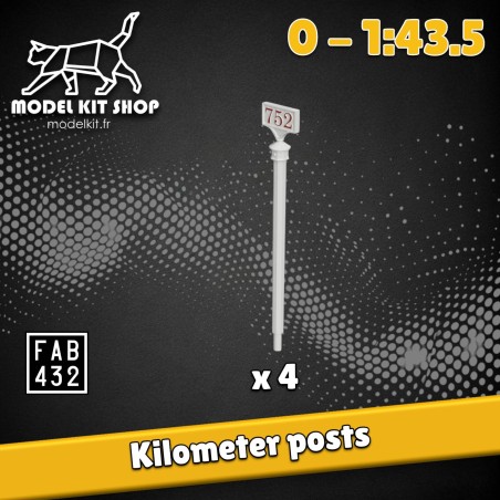 0 (1:43.5) - Poteaux Kilometrique - Modelkit.fr
