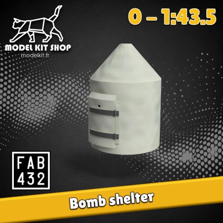 0 (1: 43.5) - Anti-aircraft shelter