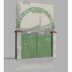 0 (1: 43.5) - Entry of the Decauville workshops