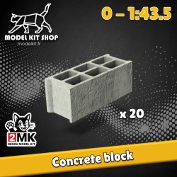 0 (1: 43.5) - PARPAING BLOCK BLOCK