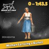 0 (1:43.5) - Femme portant un seau - Modelkit.fr