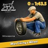 0 (1:43.5) - Homme fixant une roue - Modelkit.fr