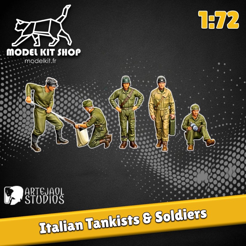 1:72 - WW2 Carristi e soldati italiani
