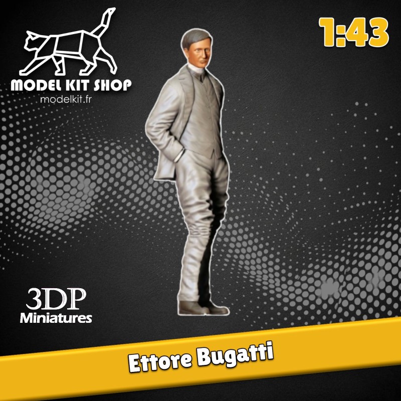 1:43 - Ettore Bugatti - Modelkit.fr