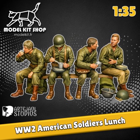 1:35 - WW2 Amerikanische Soldaten essen