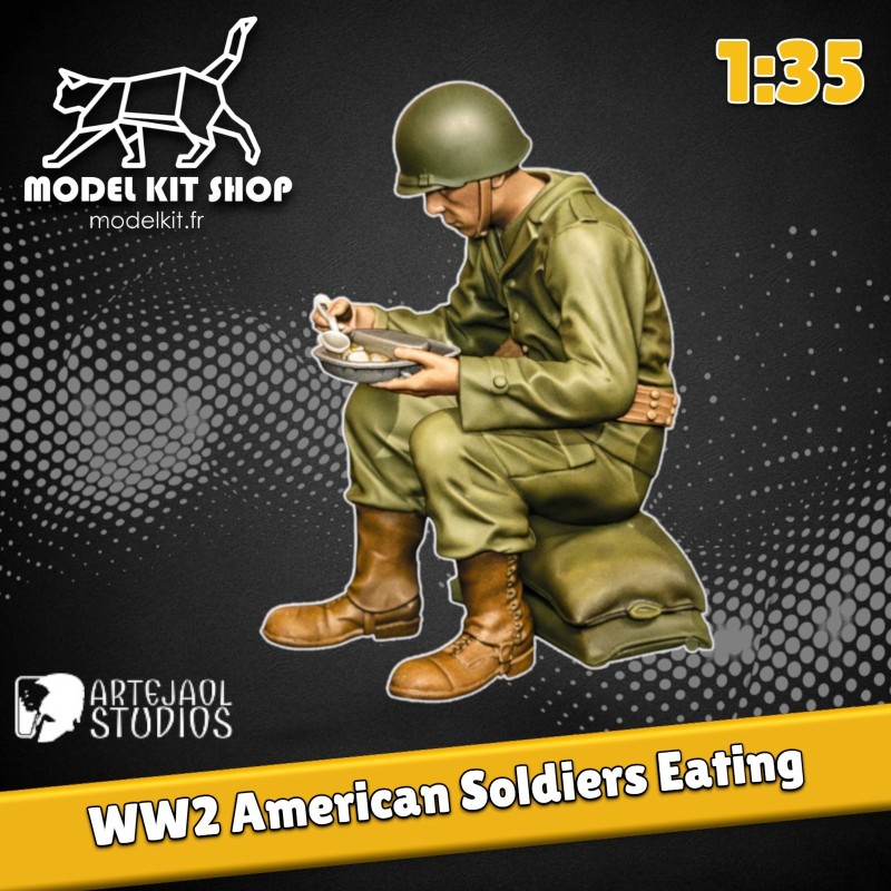 1:35 - American Soldier Eating WW2