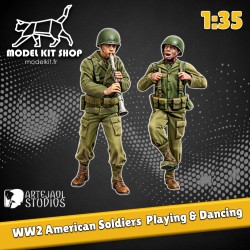 1:35 Serie - Soldati americani che ballano e suonano il