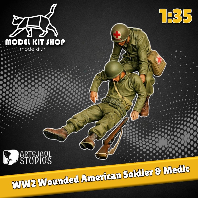 1:35 - WW2 herido soldado americano