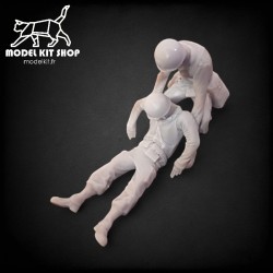 1:35 - WW2 Soldat américain blessé & médic - Modelkit.fr