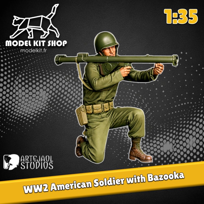 1:35 - WW2 American soldier Bazooka