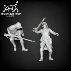 1:35 - WW1 Soldats Français bléssés - Modelkit.fr