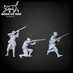 1:35 - WW1 French soldiers in combat