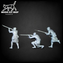 1:35 - WW1 Soldats Français en combat - Modelkit.fr
