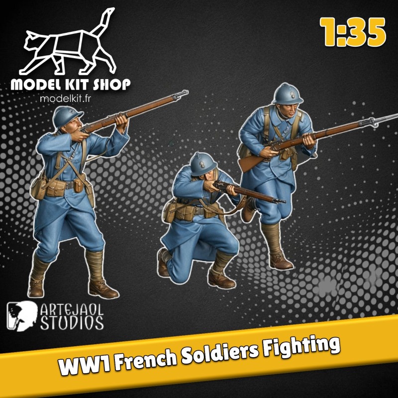 1:35 - WW1 Soldados franceses en combate