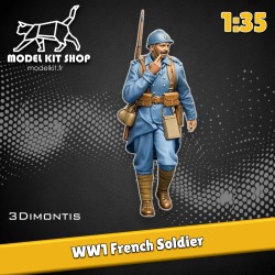 1:35 - WW1 Soldier French Smoking