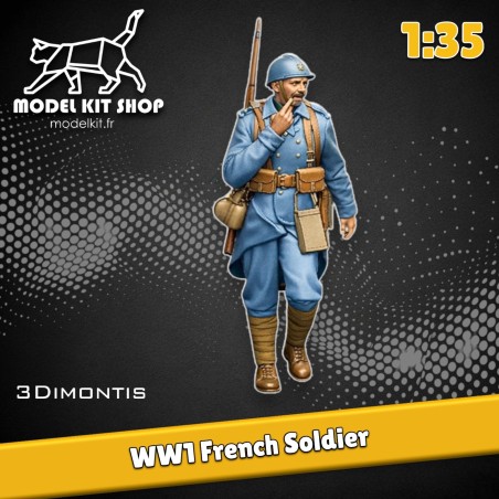 1:35 - WW1 Soldier Französisch Rauchen