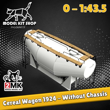 0 (1:43.5) - Wagon Citerne céréalière (1924) - Modelkit.fr