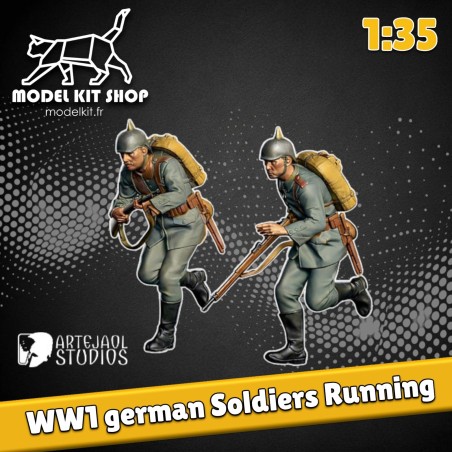 1:35 - WW1 German soldiers running