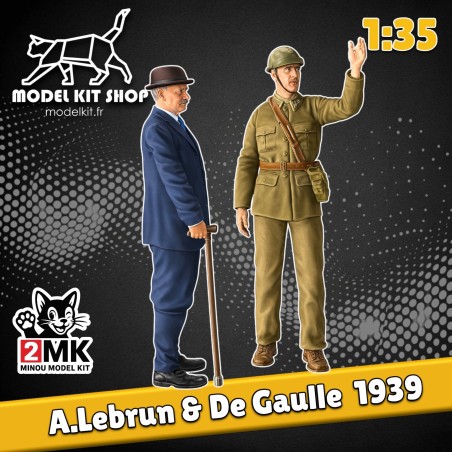 1:35 - De Gaulle & Lebrun 1939 - Modelkit.fr