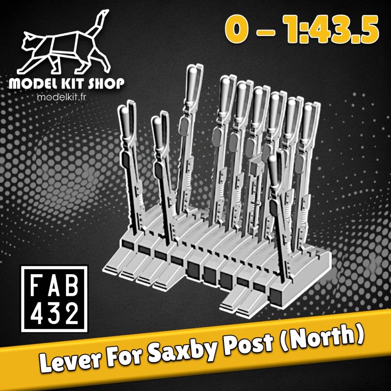 1:32 - Levier pour poste Saxby (Nord) - Modelkit.fr