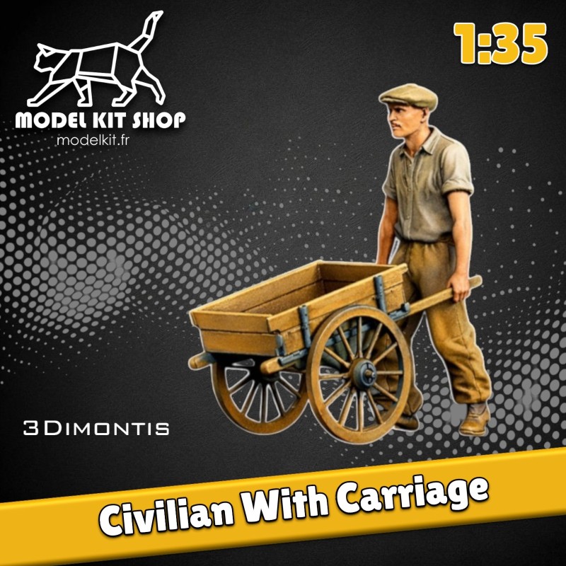 1:35 - Civilian with a cart
