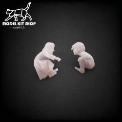 1:35 - Enfants jouant aux billes - Modelkit.fr