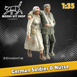 1:35 - WW2 deutscher Soldat und Krankenschwester