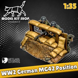 1:35 - Diorama German Soldiers with MG42 WW2
