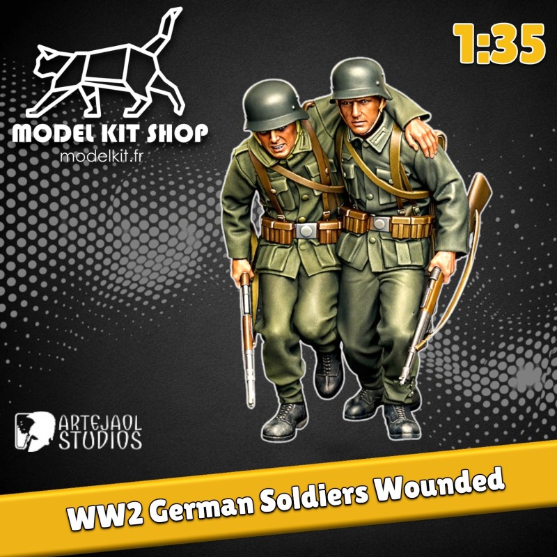 1:35 - WW2 Verwundete deutsche Soldaten