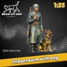 1:35 - WW2 Feldgendarme avec son chien - Modelkit.fr