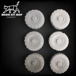 1:35 - VAB 6x6 Heller Michelin XML 14.00R20 wheels