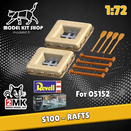 1:72 - Schnellboot S-100 Radeaux - Modelkit.fr