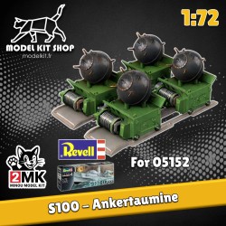 1:72 - WW2 Deutsche Mine 'Ankertaumine' für Offenbarung S-100