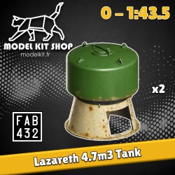 0 (1:43.5) - Container Lazareth 4.7m3