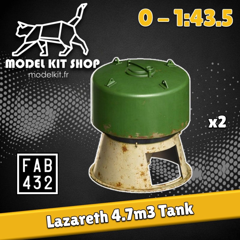 0 (1:43.5) - Container Lazareth 4,7m3 - Modelkit.fr