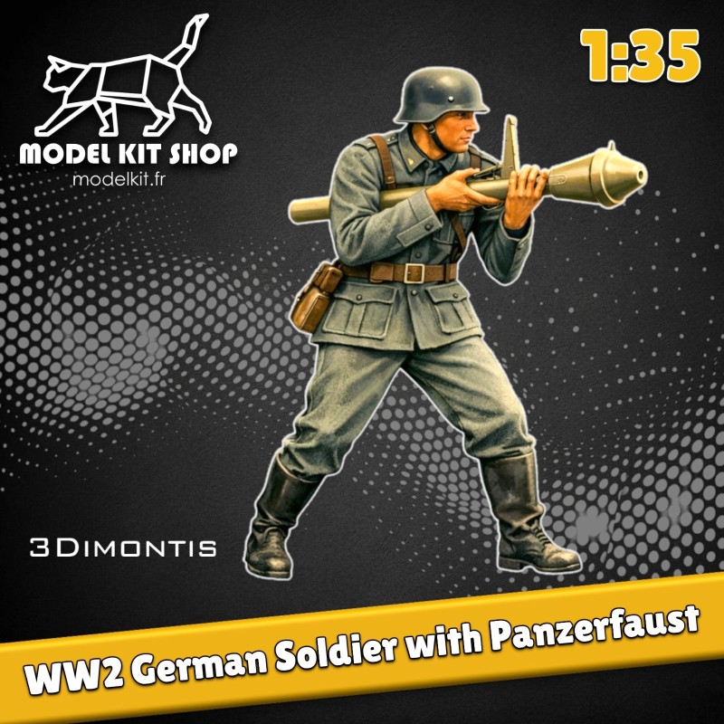 1:35 - WW2 soldato tedesco che spara a Panzerfaust